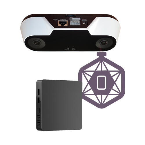 Control de aforo con semñaforo y señal acústica.