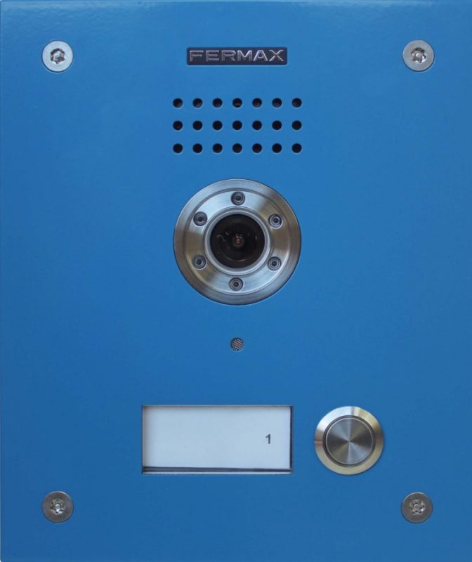 Placa Fermax Marine Elite Azul Videoportero