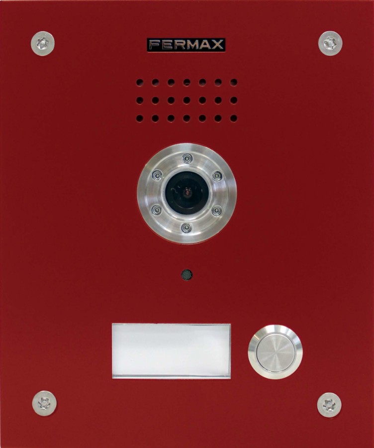 Placa Fermax Marine Elite Roja Videoportero