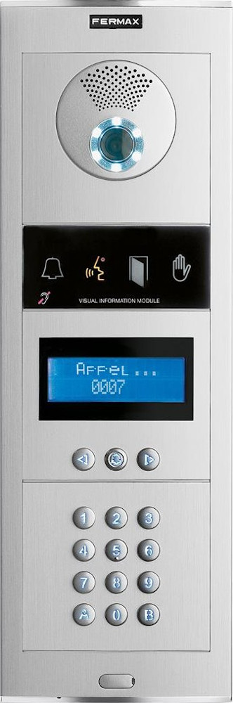 Placa Fermax Skyline Videoportero con indicador OTO y Teclado